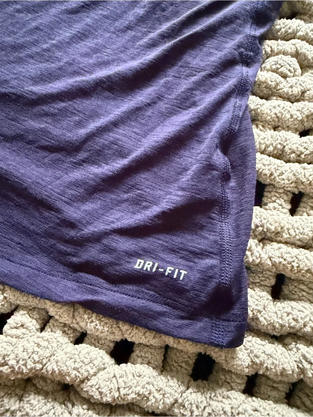 Nike Dri-FIT Navy Blue Racerback Tank Top